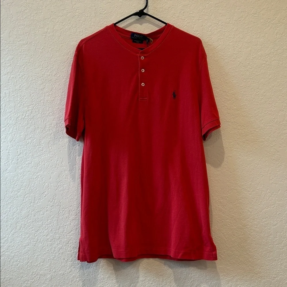 Polo by Ralph Lauren Featherweight Mesh Short-Sleeve Henley
